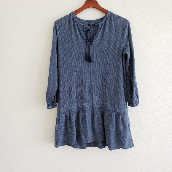 Rails Blue Mini Dress - Picture 2 of 14
